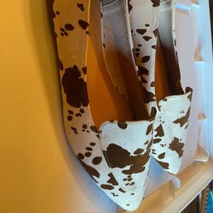 Pierre Dumas Brown and Cream Women's Loafers